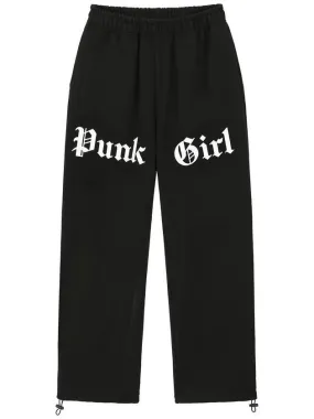 1 0 Punk Girl Jogger Pants Black