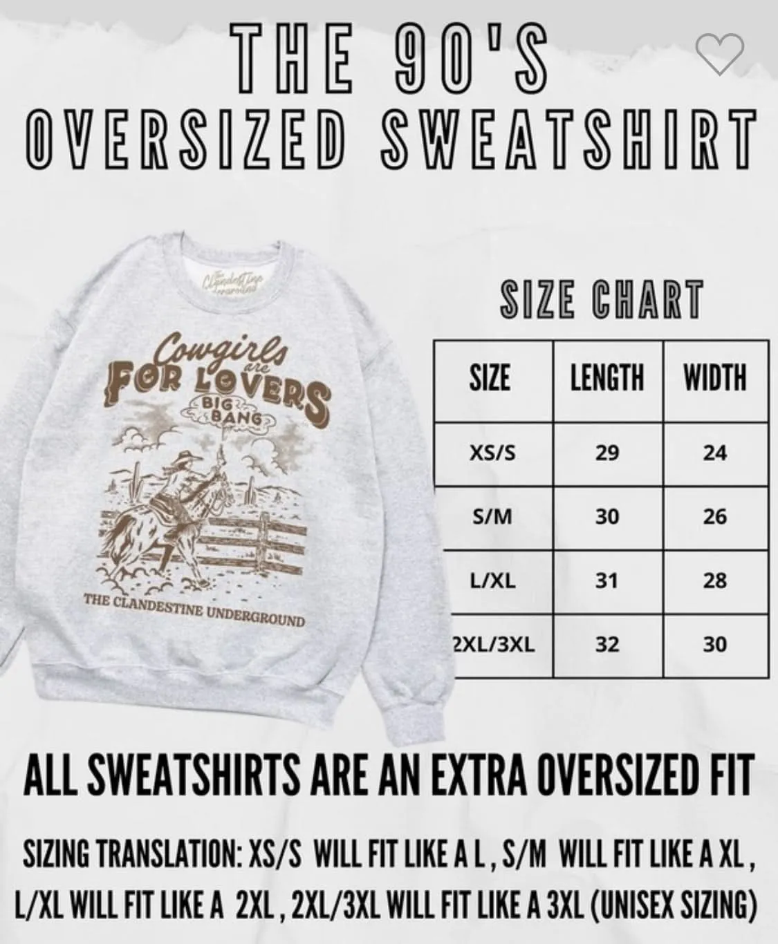 90's Football Dallas Vintage Sweatshirt Oversized - Ash Grey