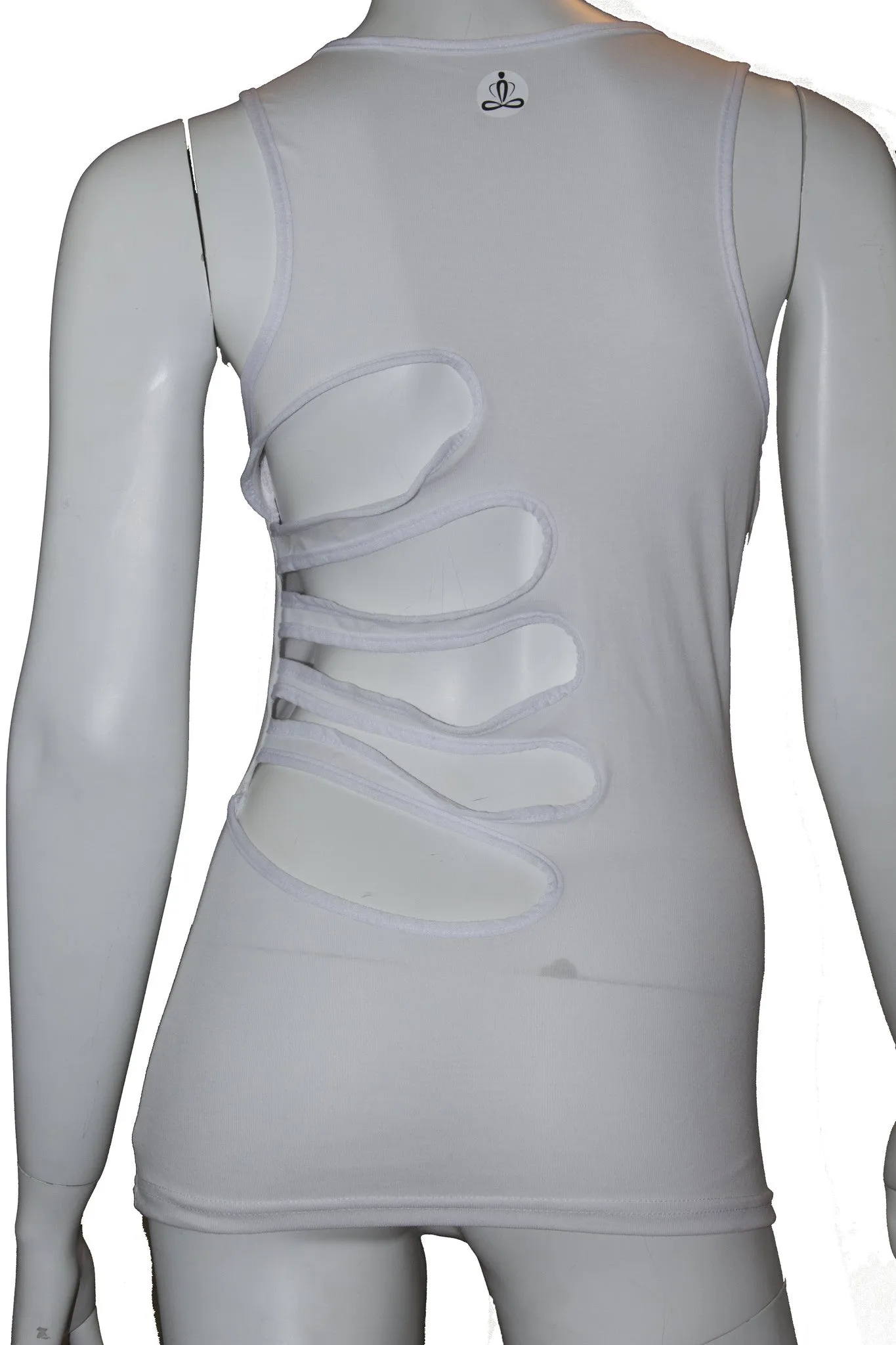Able 5 Slit Buudah Tank Print