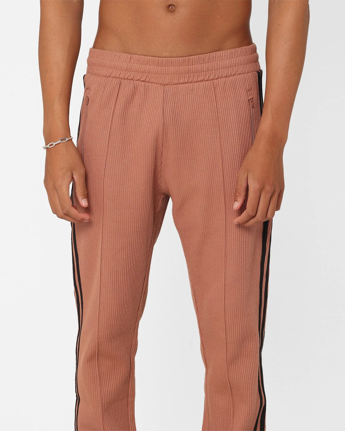 Adidas Adicolour Q2 Waffle Beckenbauer Track Pants Clay Strata/Black