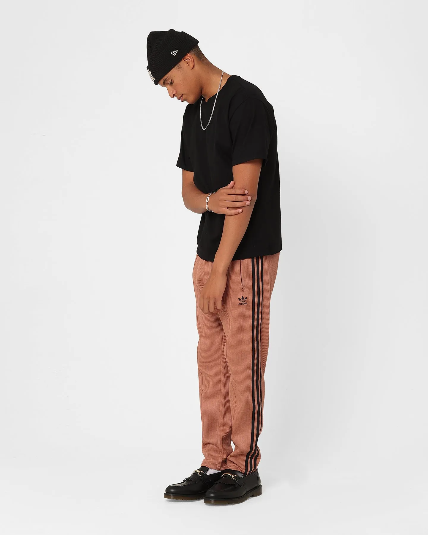 Adidas Adicolour Q2 Waffle Beckenbauer Track Pants Clay Strata/Black
