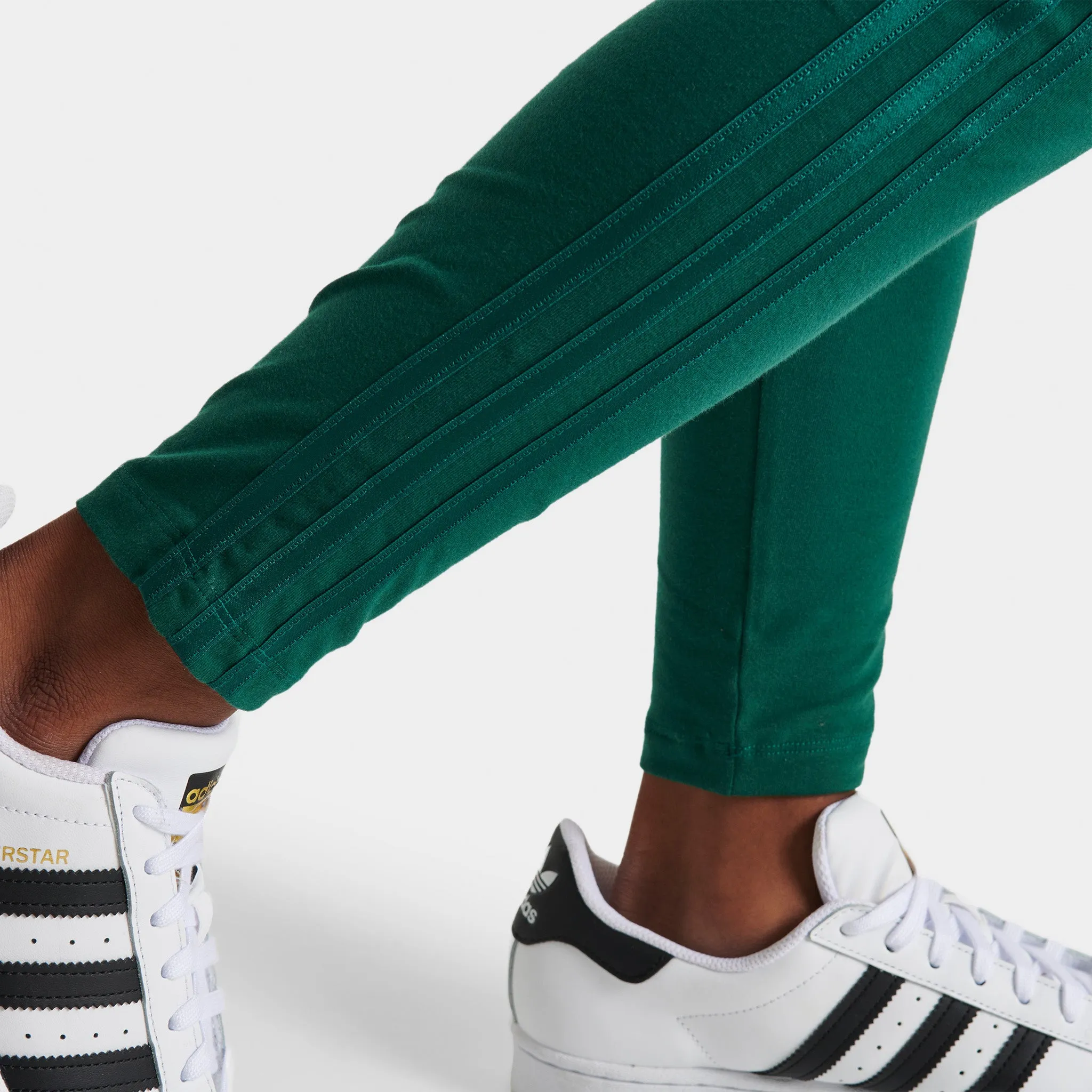 adidas Originals Junior Girls' Collegiate High-Waisted Leggings / Collegiate Green