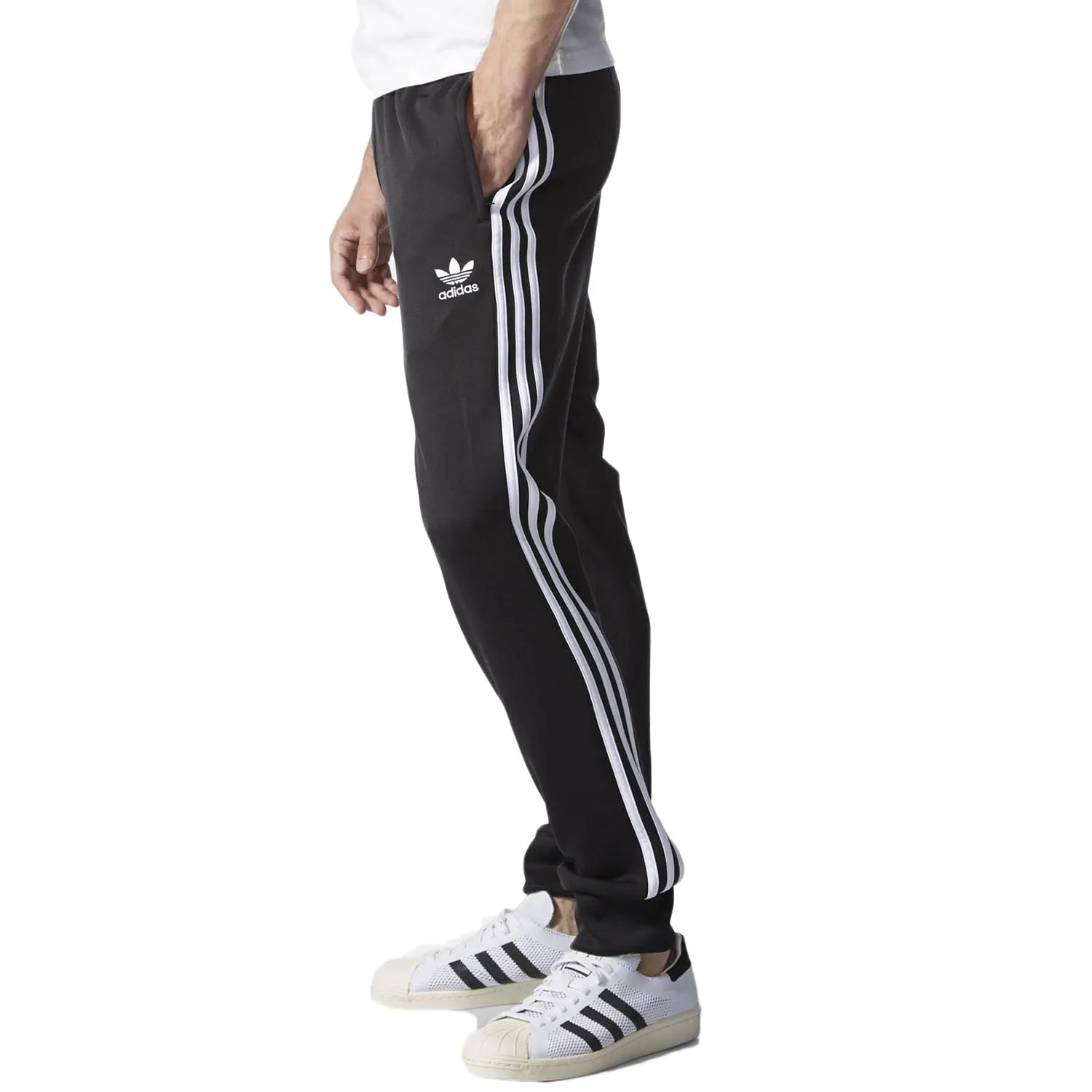 Adidas Superstar Cuffed Men's Originals Track Pants Black/White