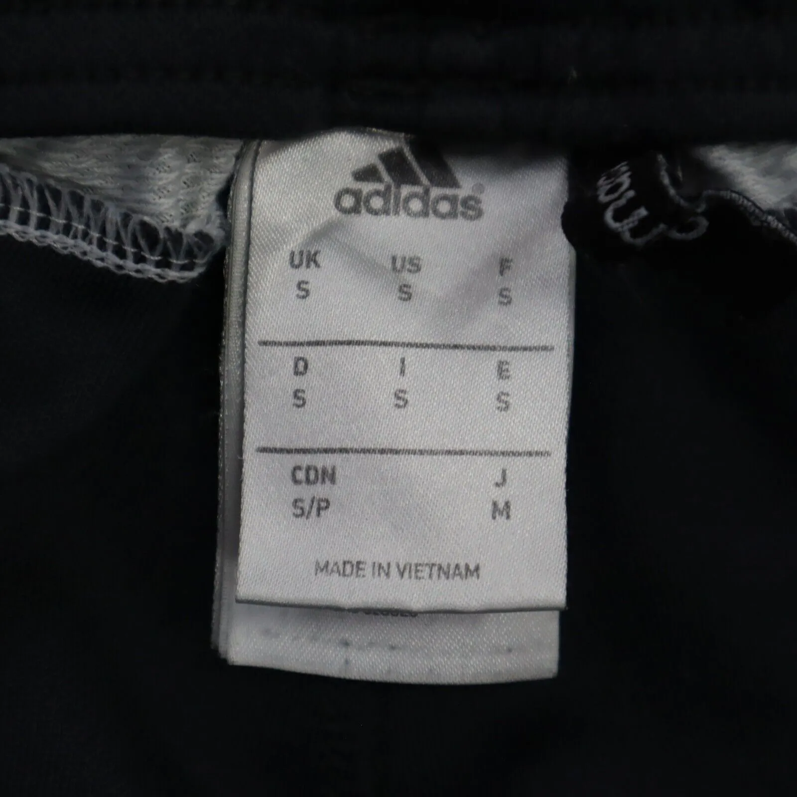 Adidas Track Pants Women Small S Black 3 Striped Slim Fit Sportswear Logo Pant