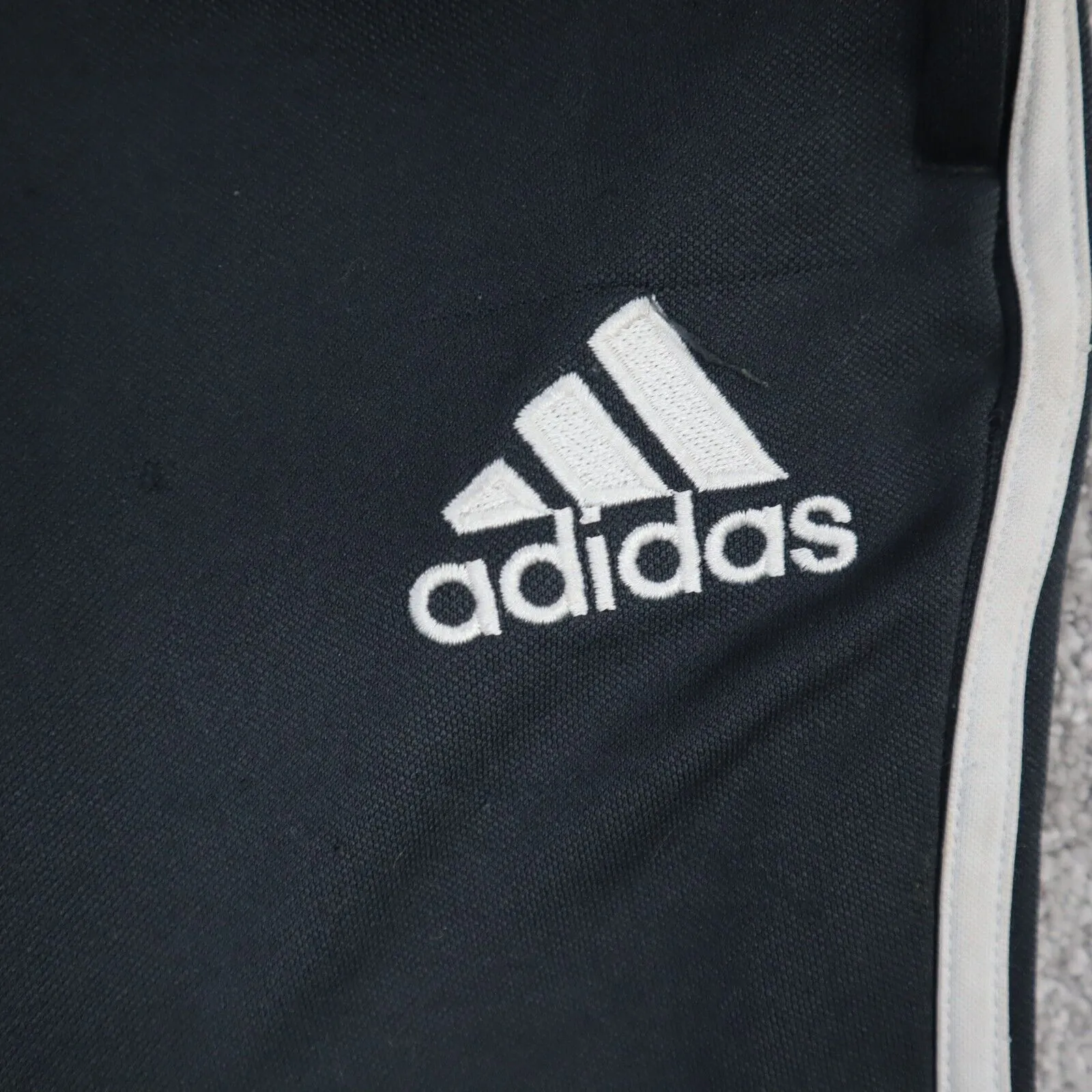 Adidas Track Pants Women Small S Black 3 Striped Slim Fit Sportswear Logo Pant