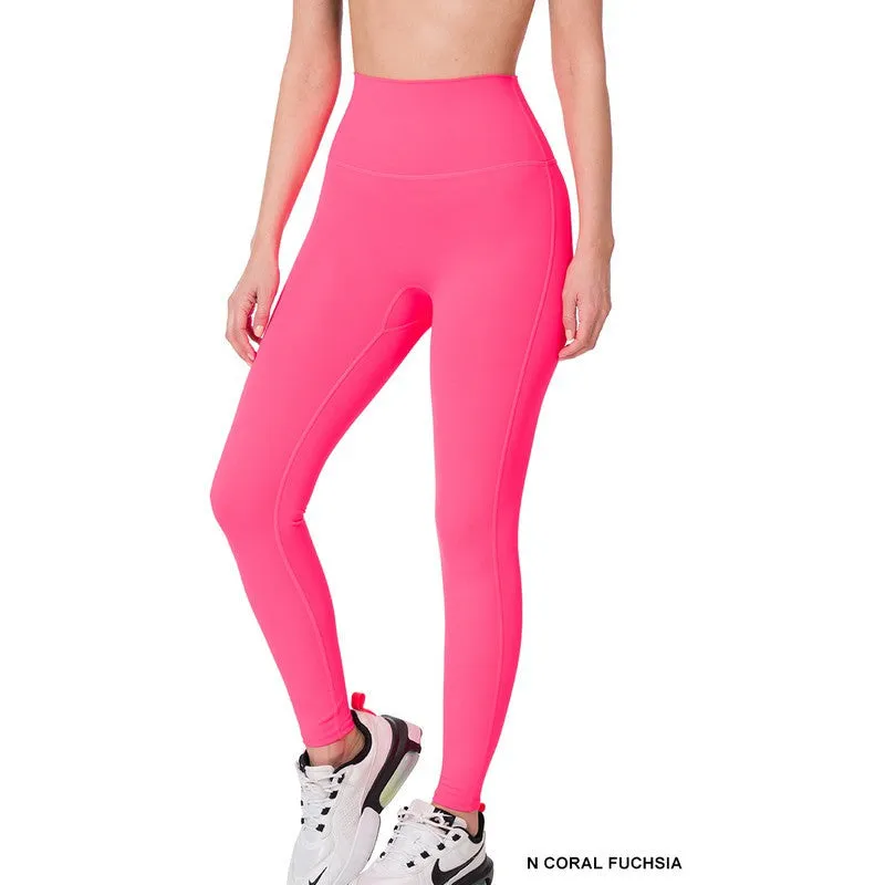 ATHLETIC HIGH WAISTED FULL LENGTH LEGGINGS