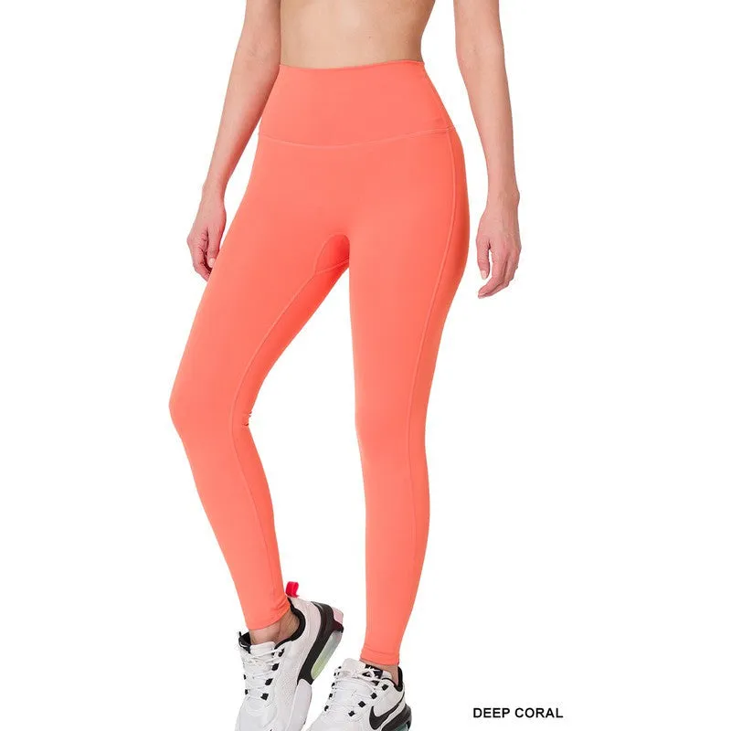 ATHLETIC HIGH WAISTED FULL LENGTH LEGGINGS