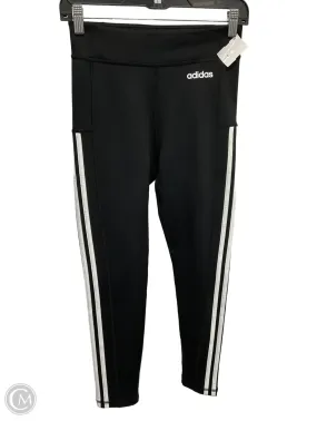 Athletic Leggings By Adidas In Black, Size: S