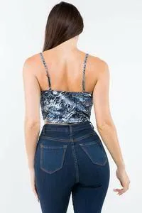Ave sleeveless round neck dragon