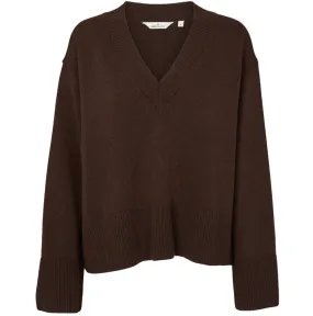 Basic Apparel Cady V-Neck Chocolate Torte BA288-03