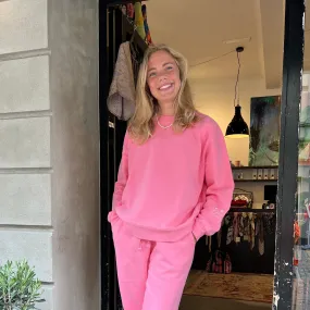Basic Apparel Cinna Oversized Sweat BA322-02 750 Pink Carnation