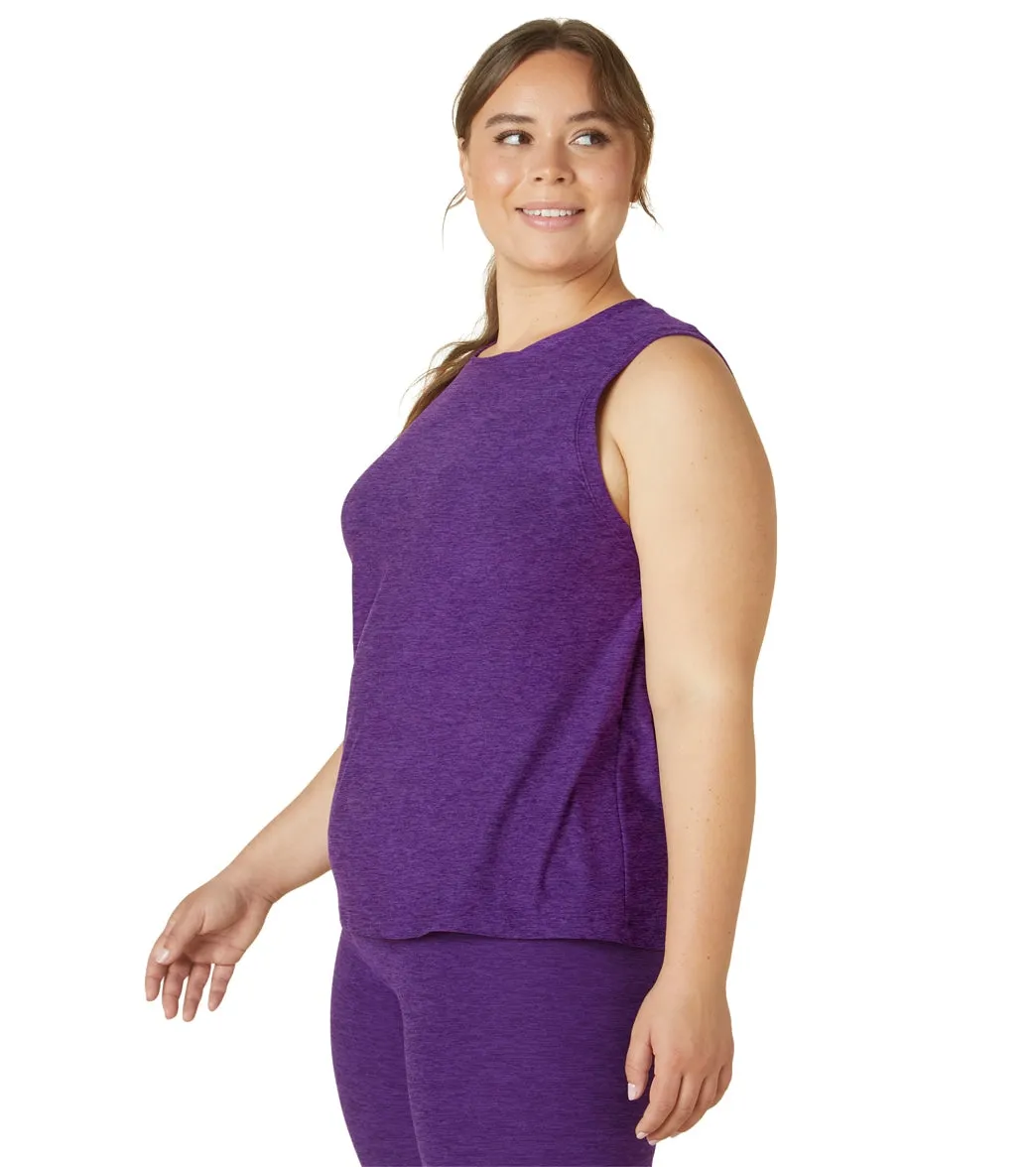 Beyond Yoga Plus Featherweight Spacedye Balanced Muscle Yoga Tank