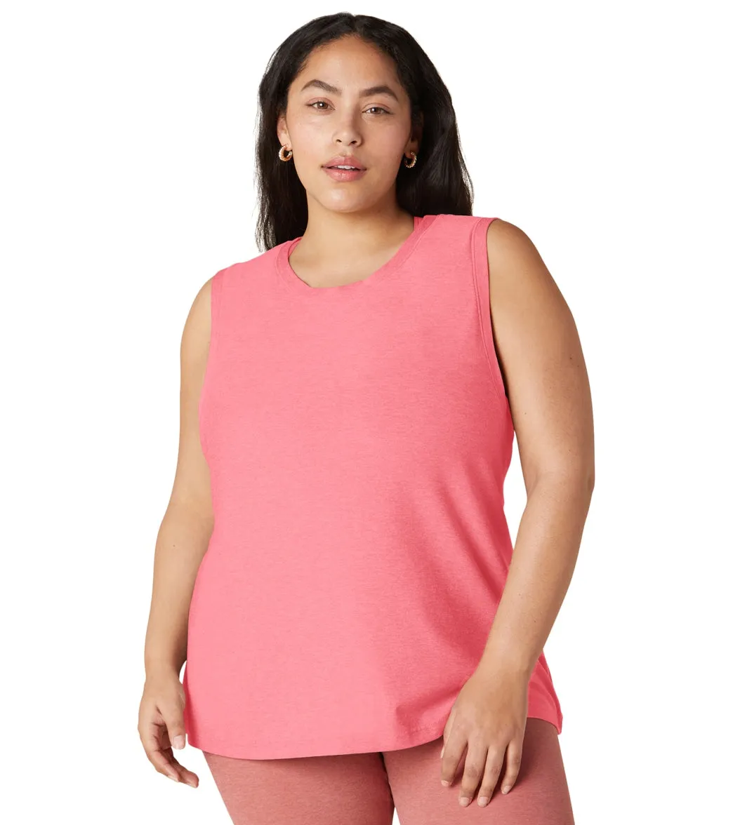 Beyond Yoga Plus Featherweight Spacedye Balanced Muscle Yoga Tank