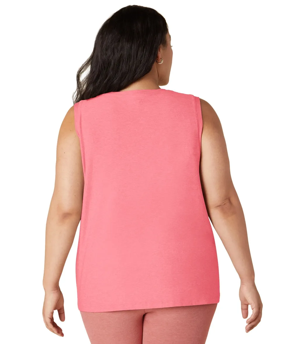 Beyond Yoga Plus Featherweight Spacedye Balanced Muscle Yoga Tank