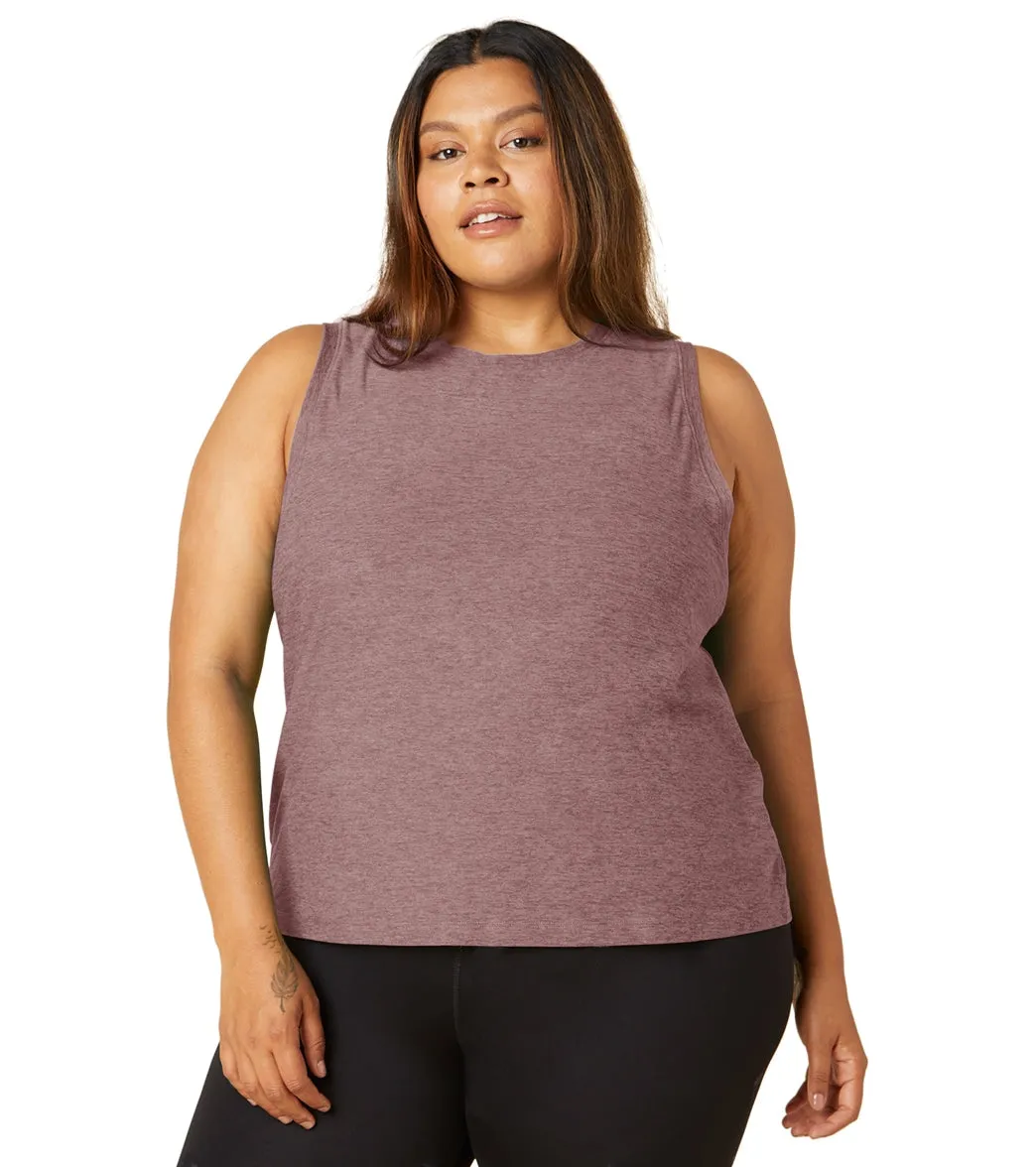 Beyond Yoga Plus Featherweight Spacedye Balanced Muscle Yoga Tank