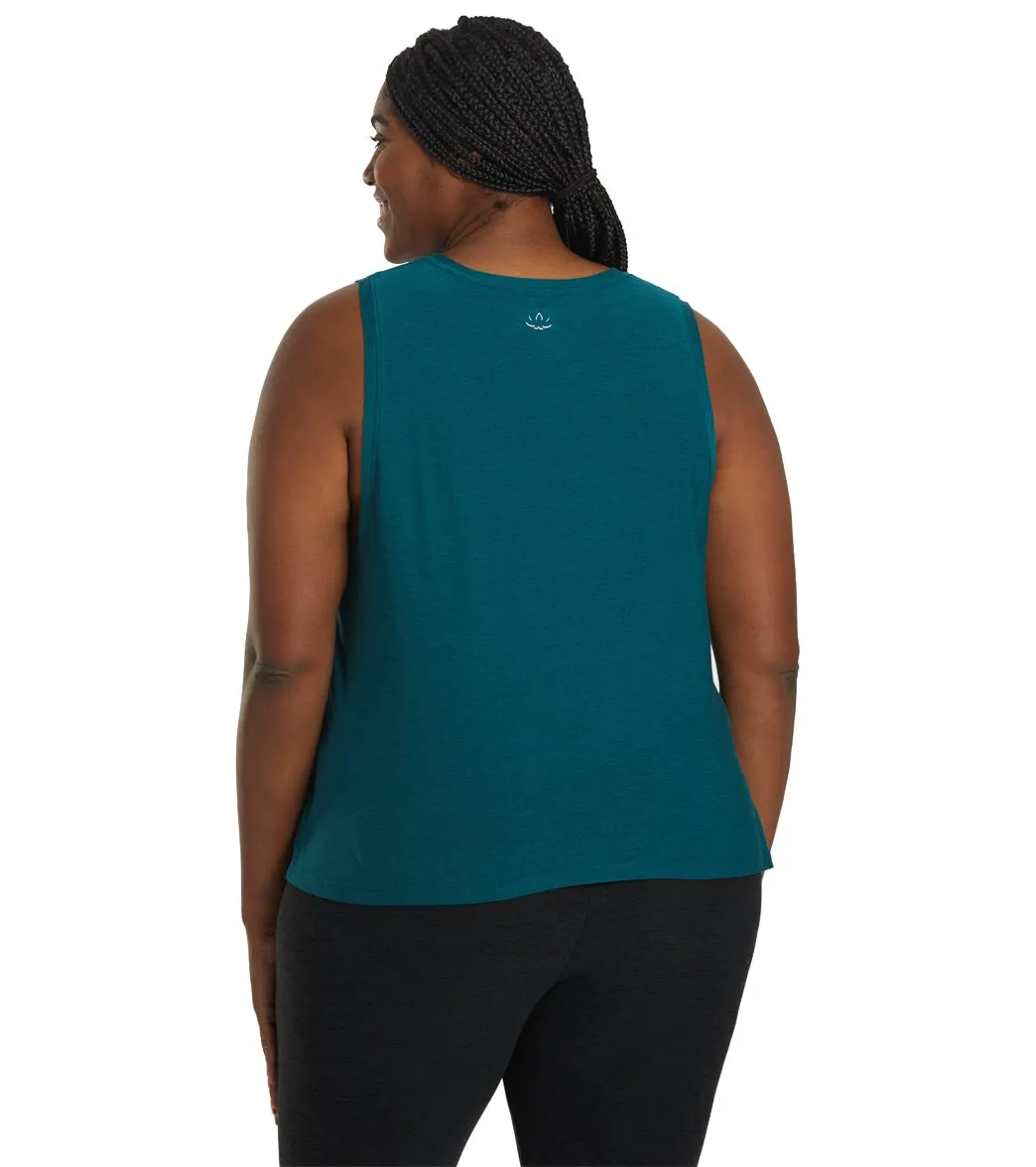 Beyond Yoga Plus Featherweight Spacedye Balanced Muscle Yoga Tank