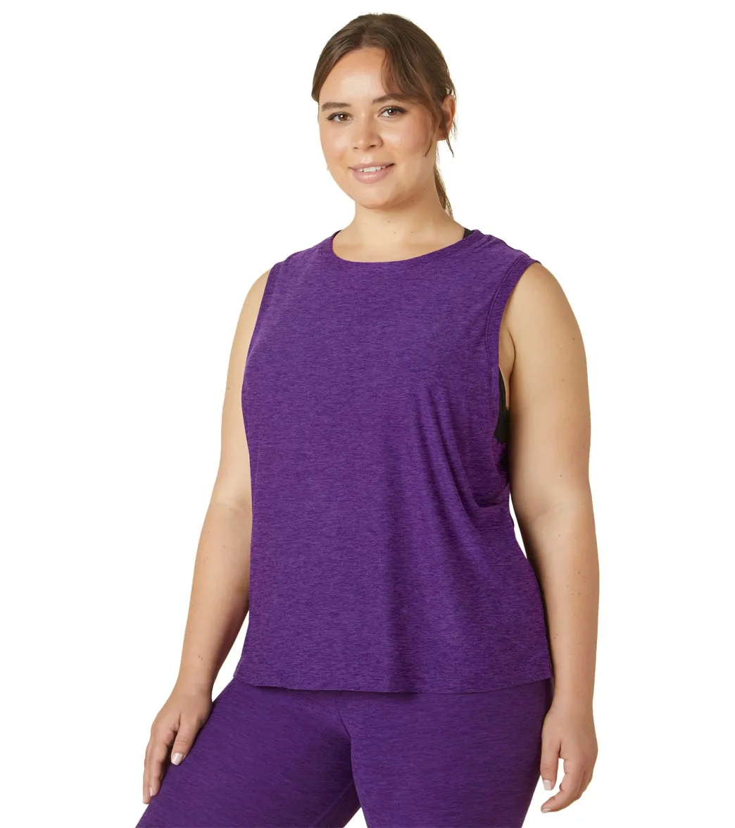 Beyond Yoga Plus Featherweight Spacedye Balanced Muscle Yoga Tank