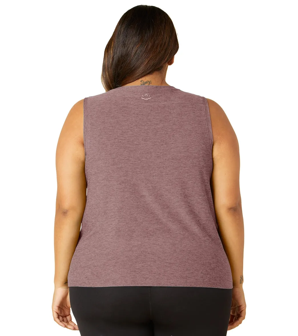 Beyond Yoga Plus Featherweight Spacedye Balanced Muscle Yoga Tank