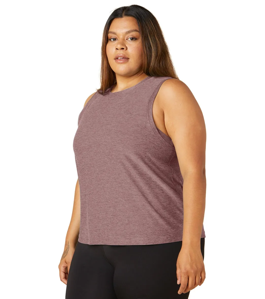 Beyond Yoga Plus Featherweight Spacedye Balanced Muscle Yoga Tank