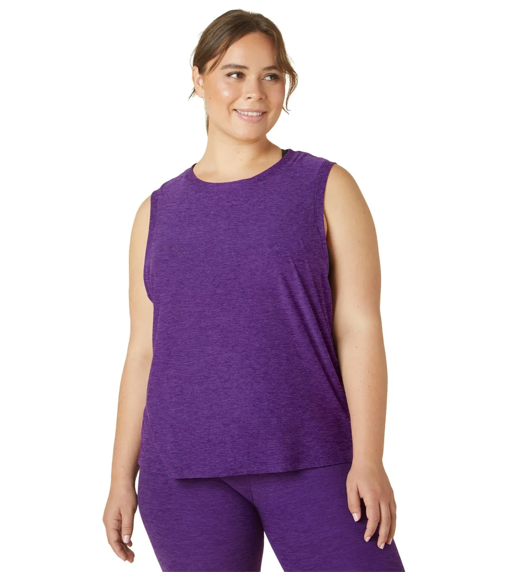 Beyond Yoga Plus Featherweight Spacedye Balanced Muscle Yoga Tank