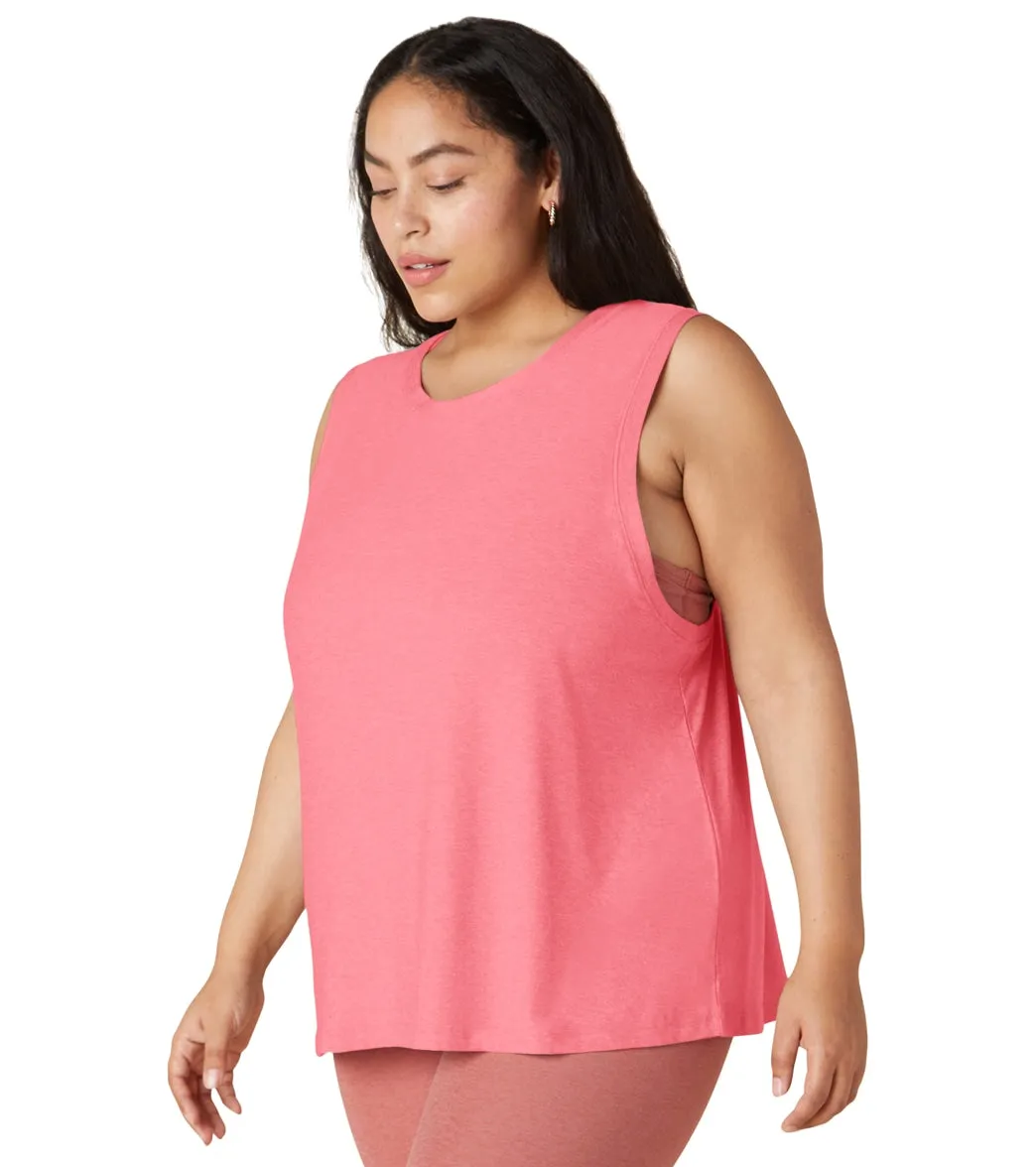 Beyond Yoga Plus Featherweight Spacedye Balanced Muscle Yoga Tank