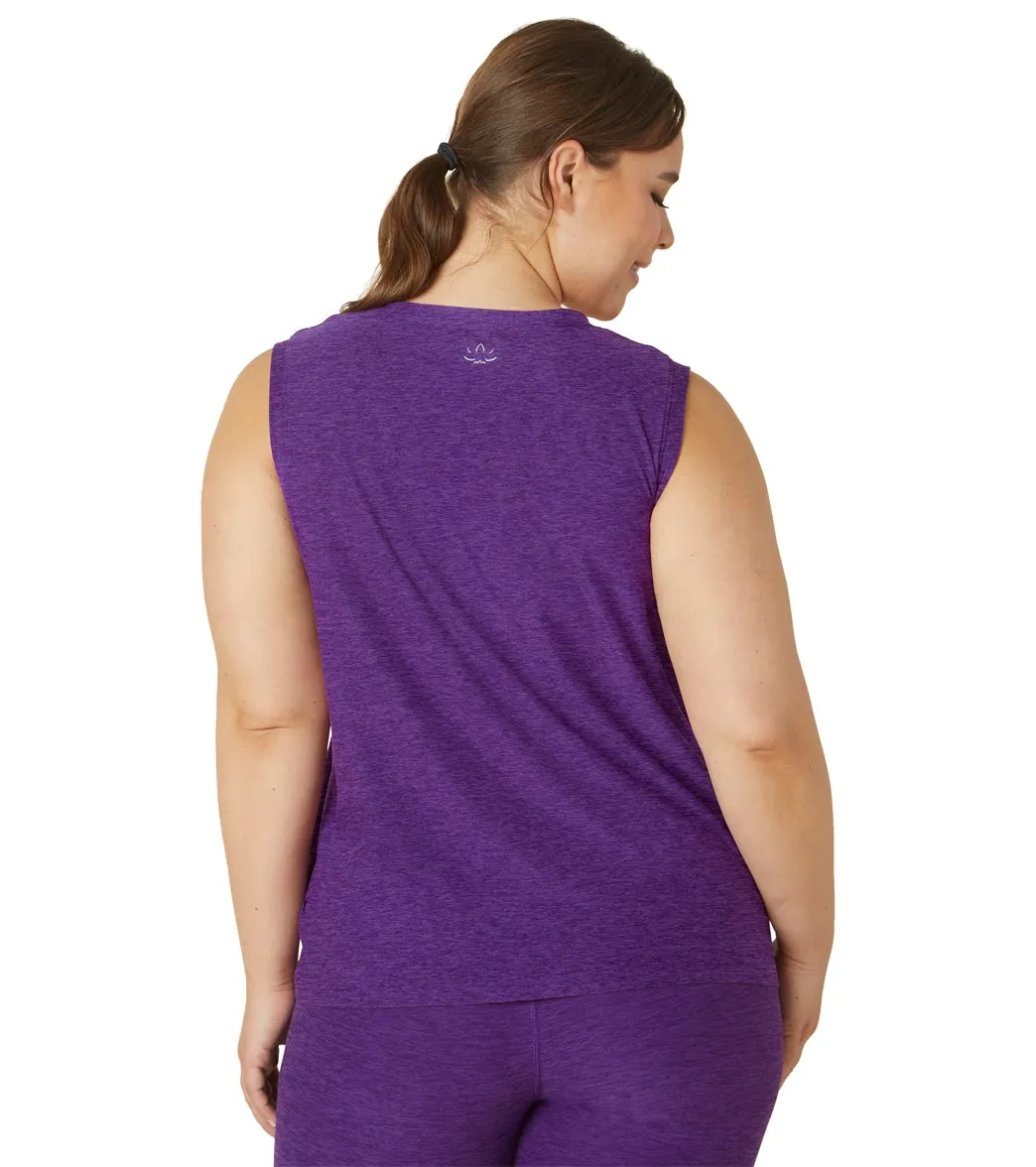 Beyond Yoga Plus Featherweight Spacedye Balanced Muscle Yoga Tank