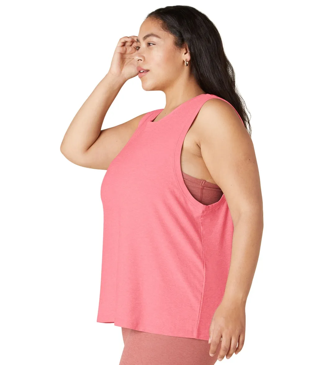 Beyond Yoga Plus Featherweight Spacedye Balanced Muscle Yoga Tank