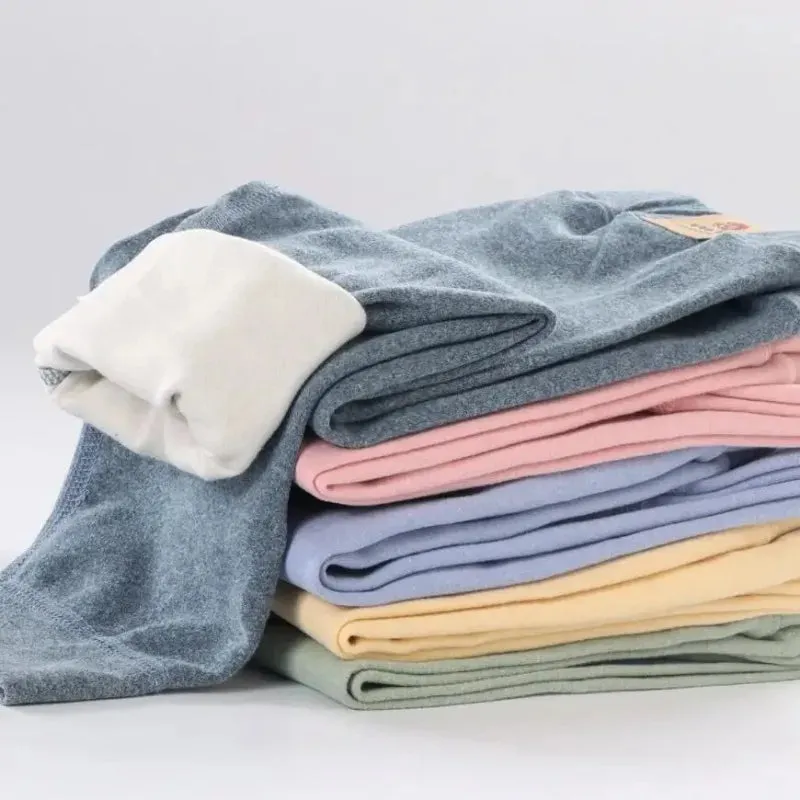 Big Size Children's Fleece Warm Render Pants For Boys Girls Winter Velvet Leggings Kids Baby Pants Thickened