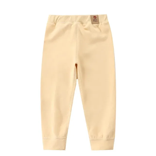 Big Size Children's Fleece Warm Render Pants For Boys Girls Winter Velvet Leggings Kids Baby Pants Thickened