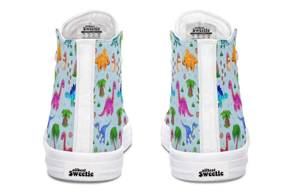 Blue Baby Dinos High Tops