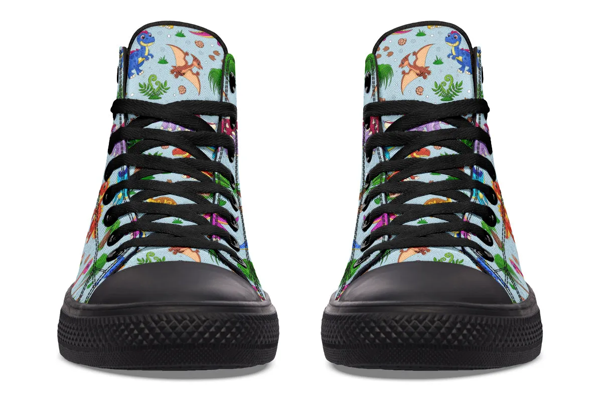 Blue Baby Dinos High Tops
