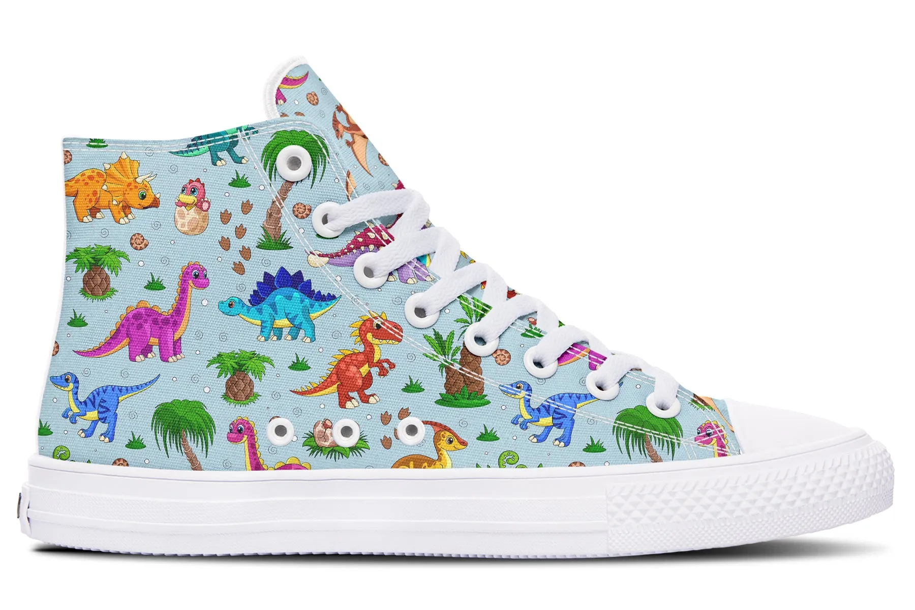 Blue Baby Dinos High Tops