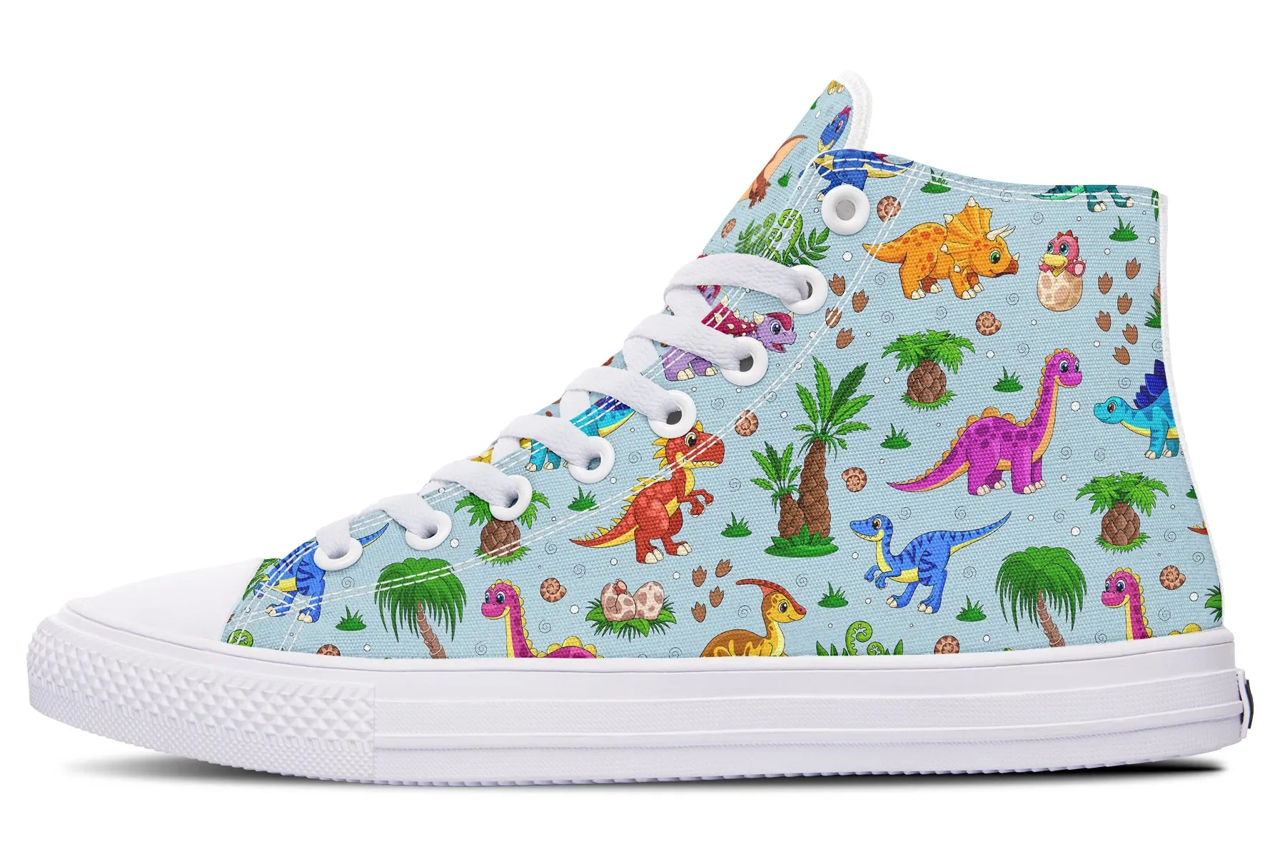 Blue Baby Dinos High Tops