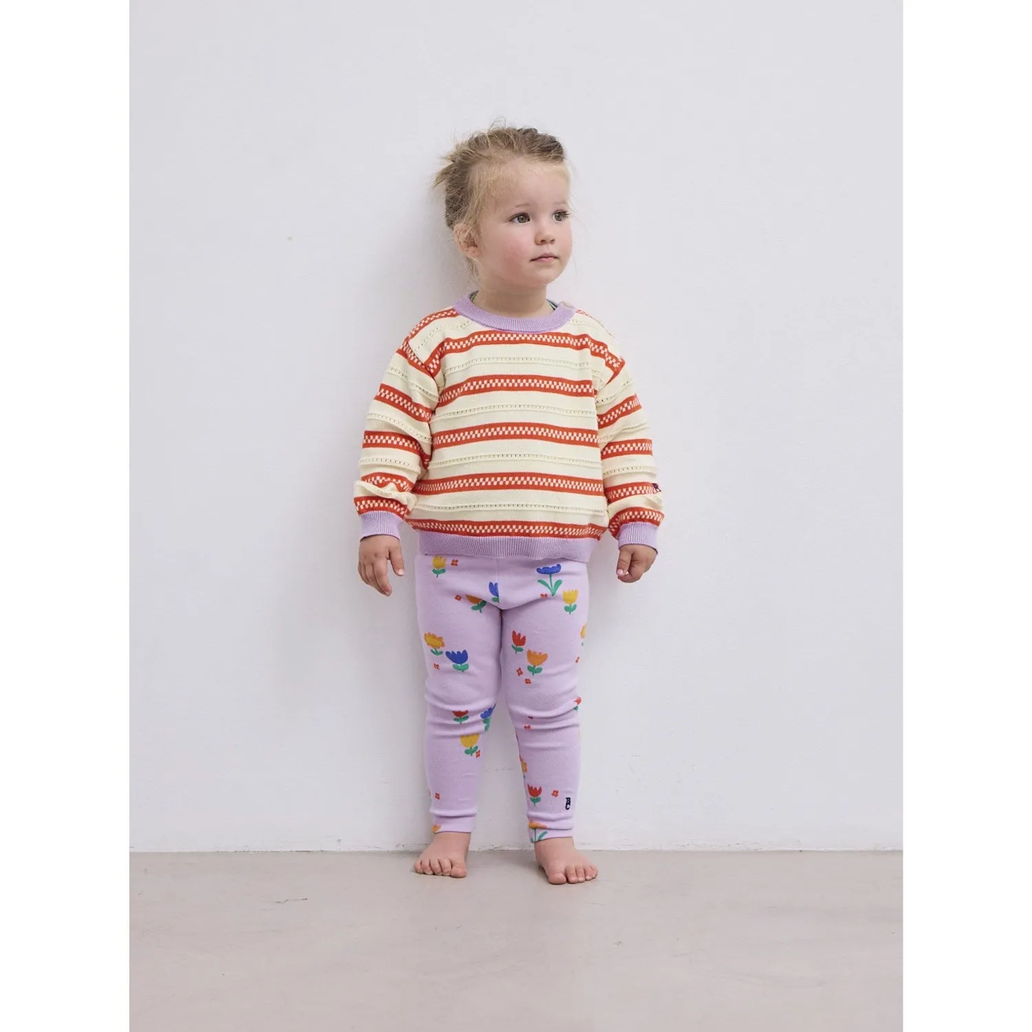 Bobo Choses Lavender Garden Party All Over Leggings