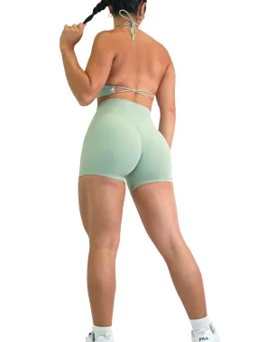 Buttersoft Scrunch Booty Shorts (Eucalyptus)