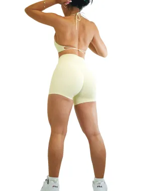 Buttersoft Scrunch Booty Shorts (Piña Colada)