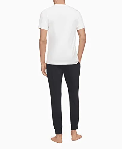 Calvin Klein Men's Cotton Classics Slim Fit Crew Neck T-Shirts, White 3 Pack NEW, Medium