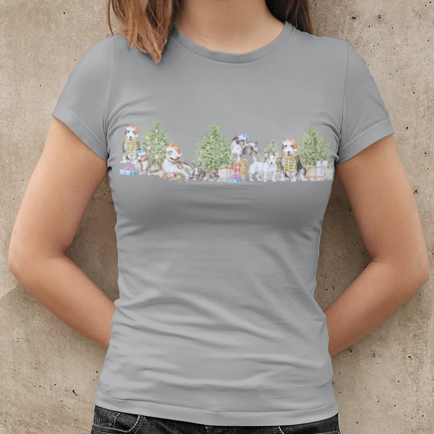Christmas Dogs shirt, Dog Lover Sweater, Holiday Sweater, Christmas Shirt, Dog Gift, Cute Dogs, Gift for Dog Lover, Dog Mom Shirt