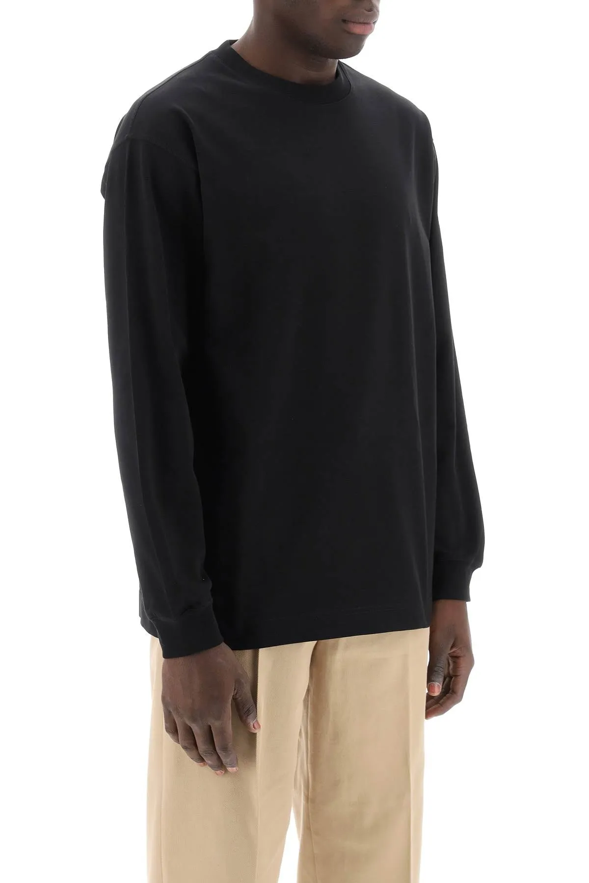 Closed long-sleeved t-shirt C85349 434 20 BLACK