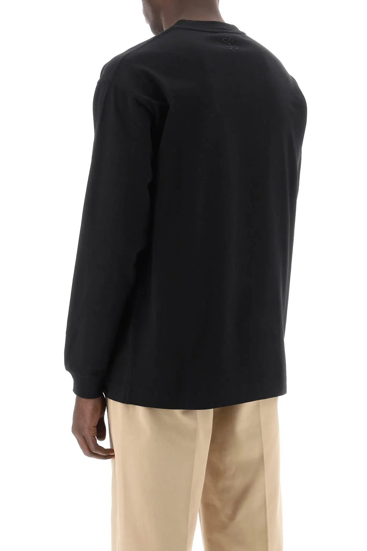 Closed long-sleeved t-shirt C85349 434 20 BLACK