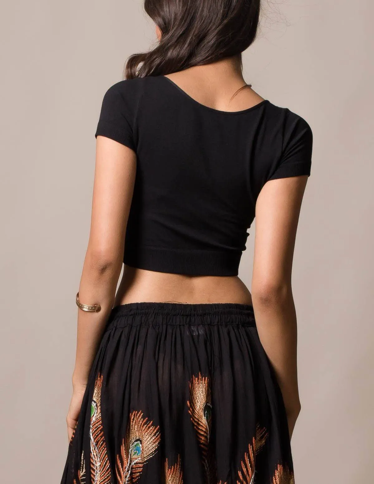 Control Fit Short Sleeve Crop Top