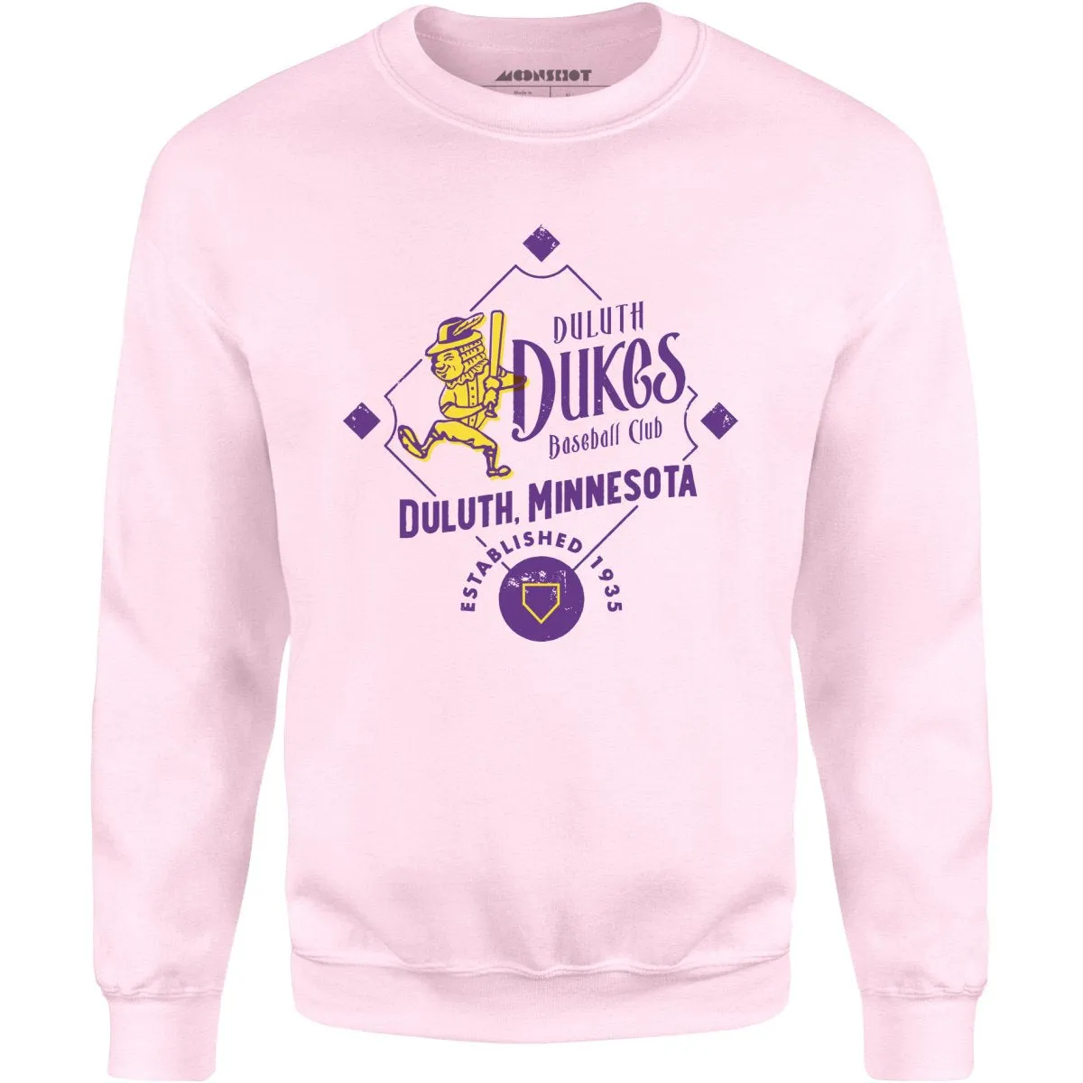 Duluth Dukes - Minnesota - Vintage Defunct Baseball Teams - Unisex Sweatshirt