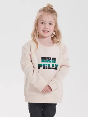 Ena Pelly Ombre Sweatshirt - Vintage White