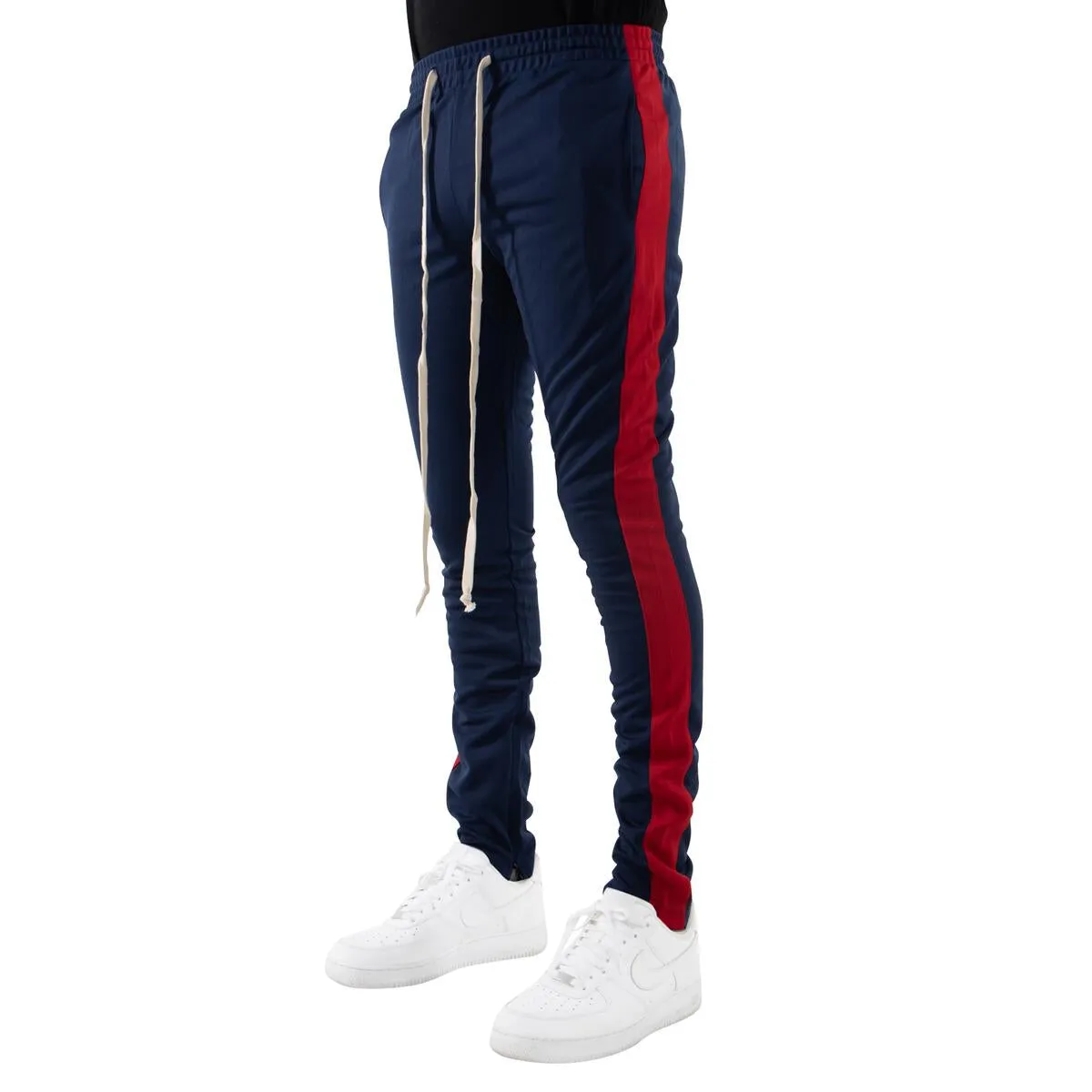 EPTM Navy Track Pants w/Red Stripe (w/Pull Strings)