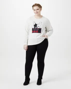 Erin Sequin Sweatshirt | White