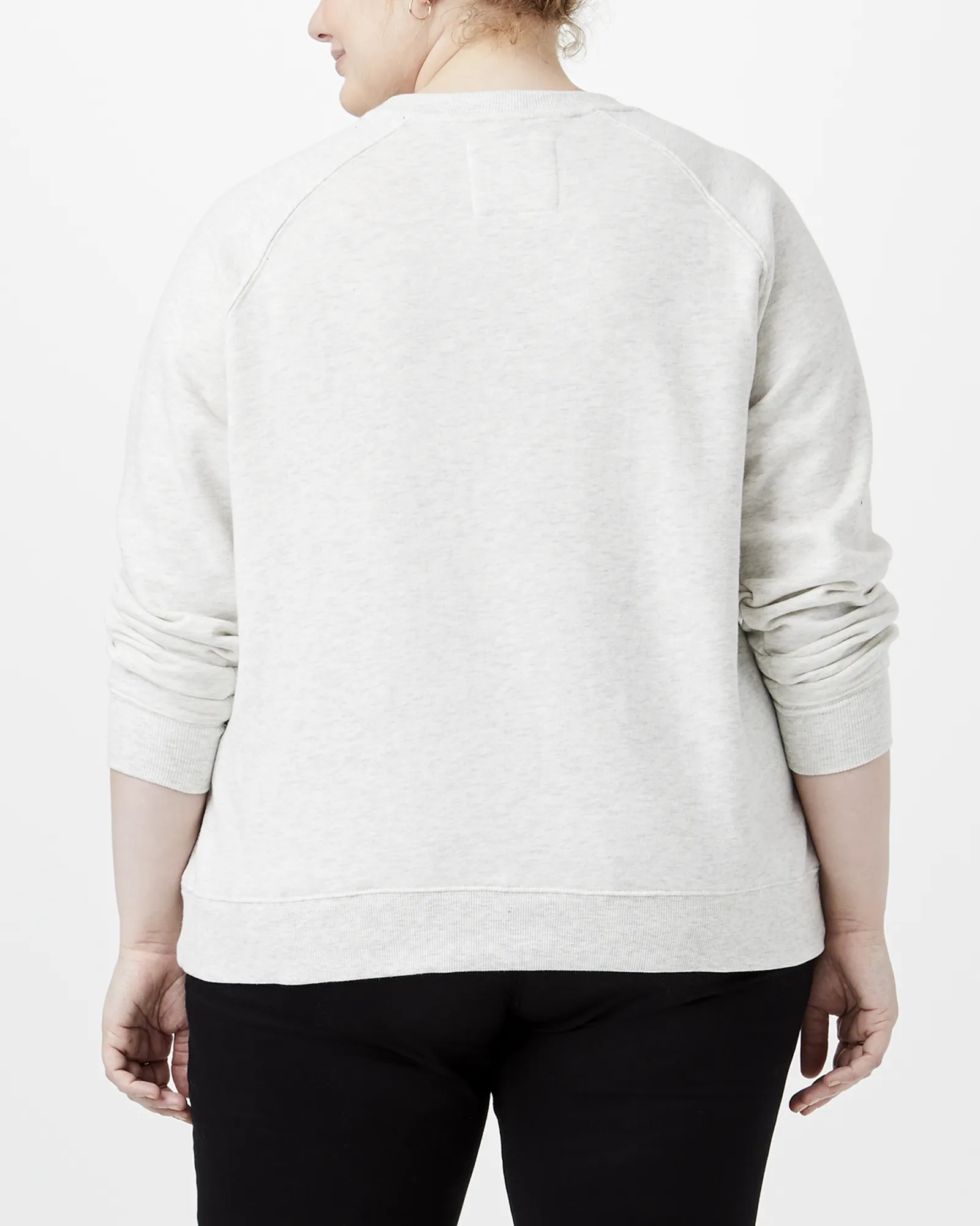 Erin Sequin Sweatshirt | White