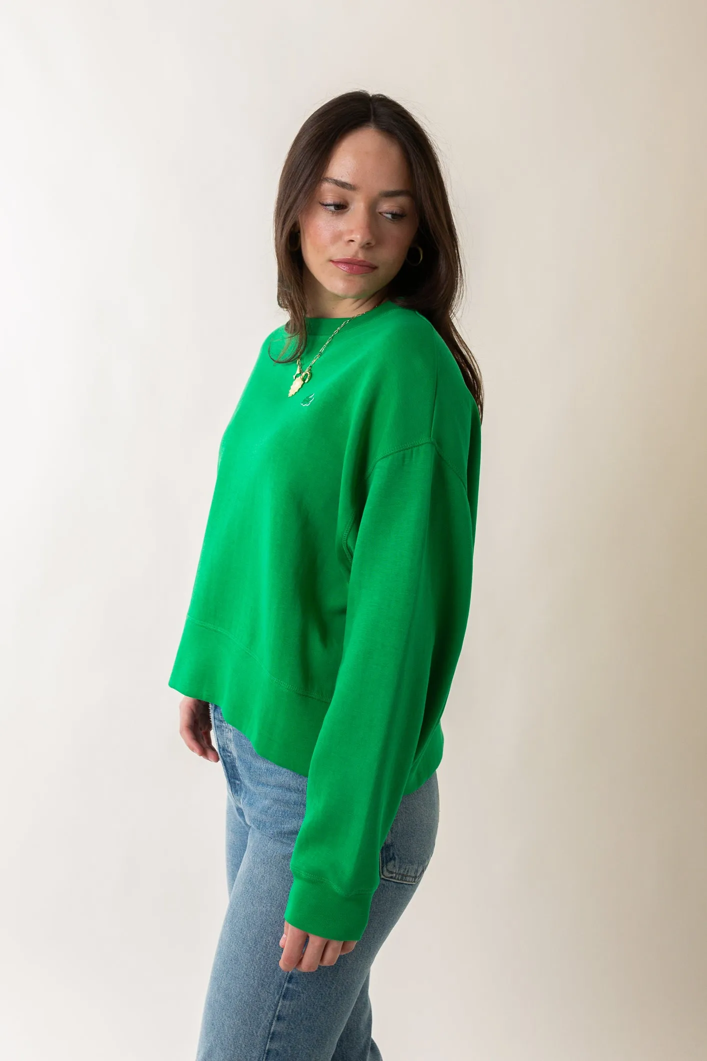 Exposed Stitch Sweatshirt
