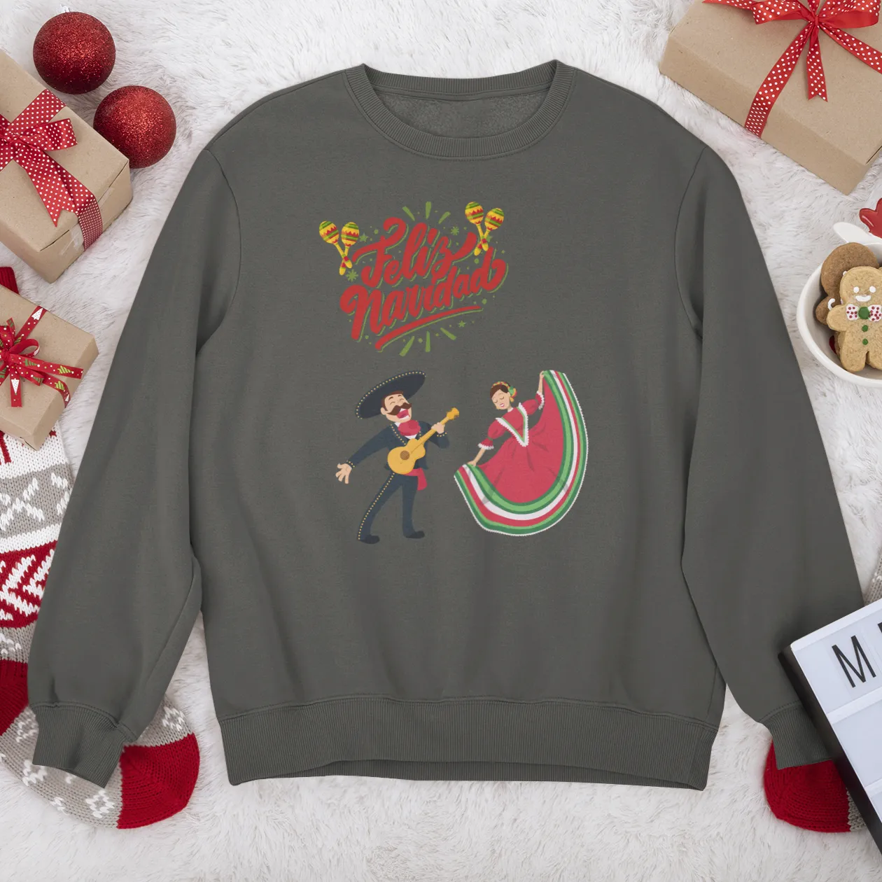 Feliz Navidad Sweatshirt, Merry Christmas Sweater, Navideño Tees, Spanish Xmas Shirt, Feliz Navidad 2023 Hoodie, Gift Idea, Nutcracker shirt
