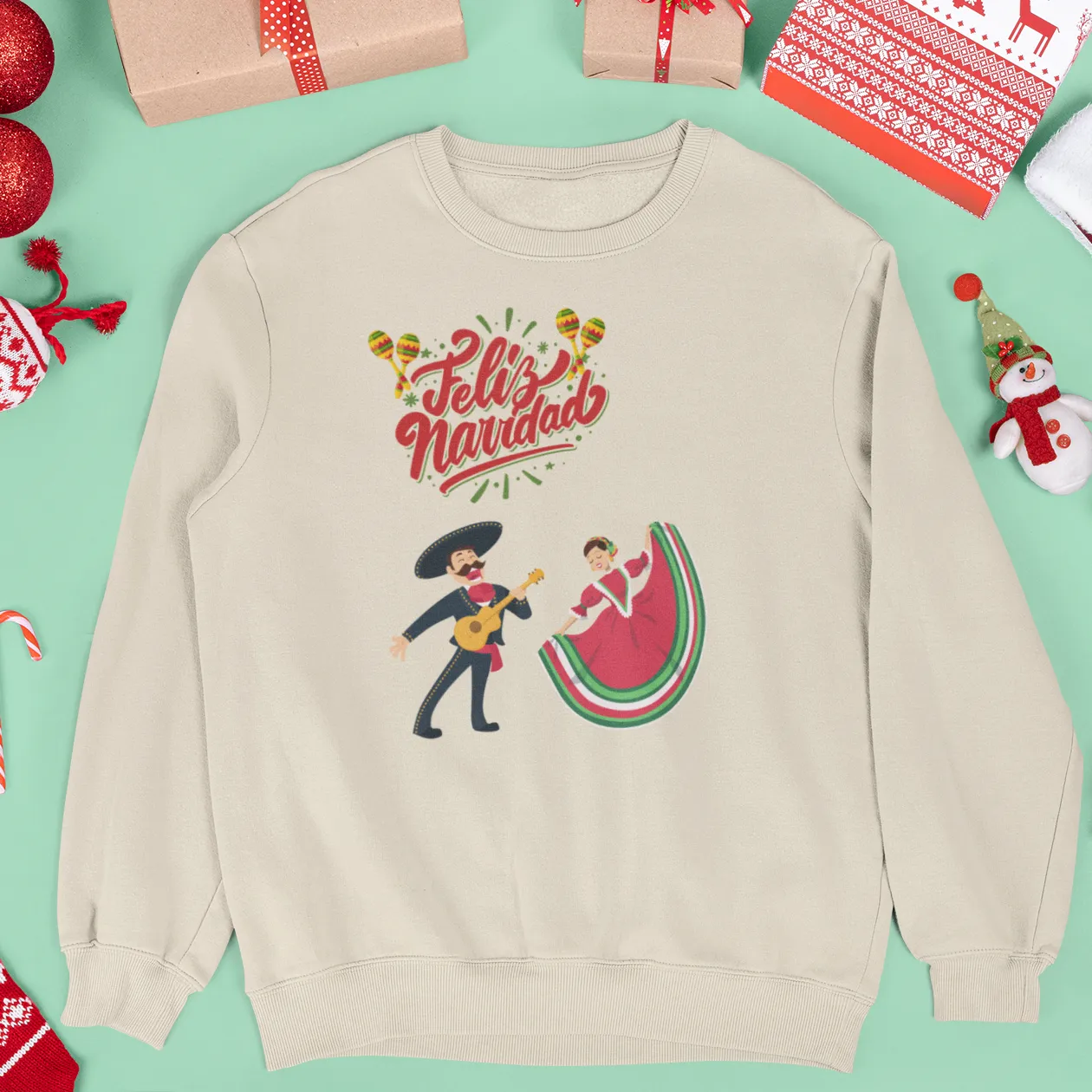 Feliz Navidad Sweatshirt, Merry Christmas Sweater, Navideño Tees, Spanish Xmas Shirt, Feliz Navidad 2023 Hoodie, Gift Idea, Nutcracker shirt