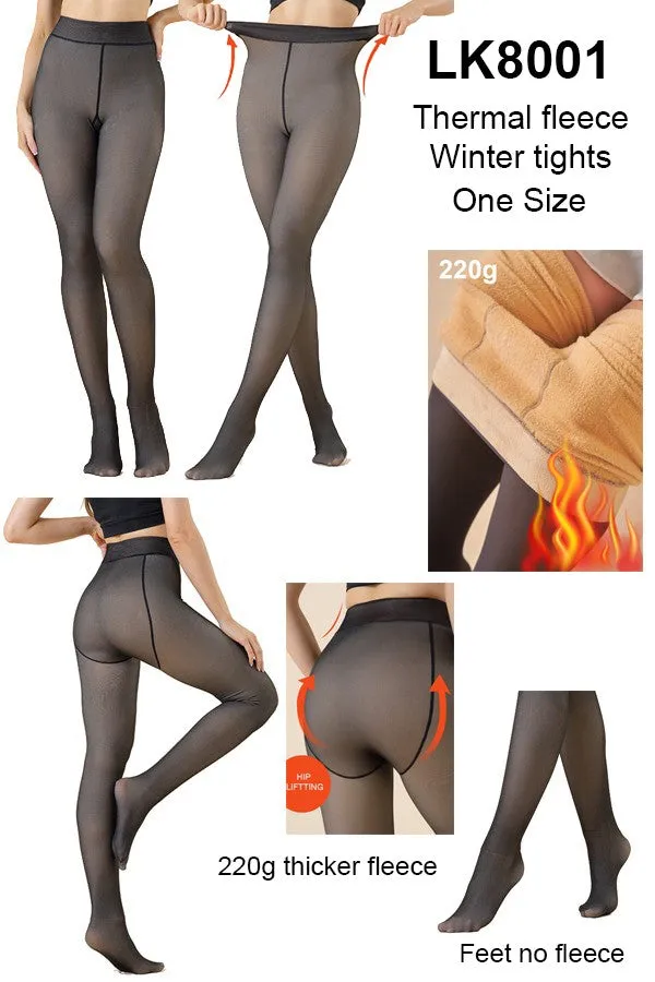 fleece lined footed leggings